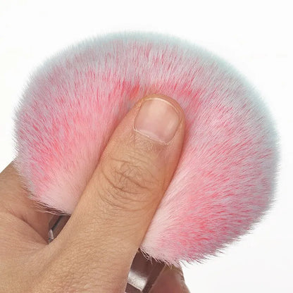 Korean Fragrance Nail Tool Dust-proof Brush: Cleaning Brush for Dust and Powder - Rose Makeup Blusher Brush