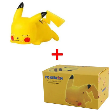 10 Piece Pokemon Night Light Set: Pikachu, Gengar, Charizard, Psyduck, Squirtle - Soft Glowing Bedside Lamps for Kids