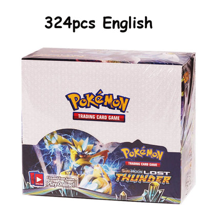 Newest 324Pcs Pokemon Cards - Sun and Moon XY Evolutions Booster Box, Collectible Trading Card Game for Children