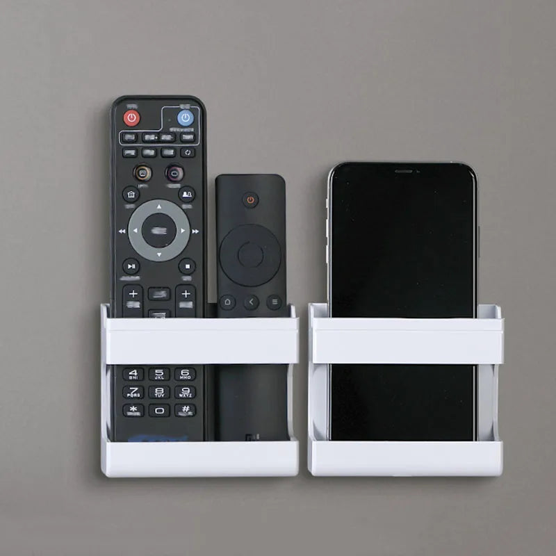 Multi-Functional Wall-Mounted Organizer for Remote Controls and Mobile Phones