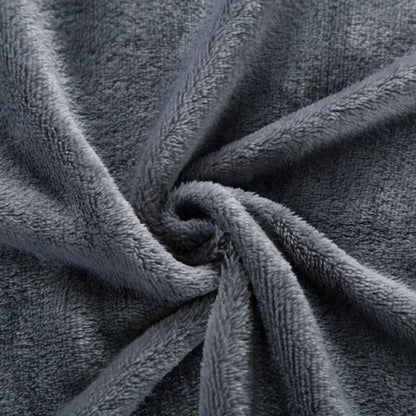 Simple Plain Colored Plush Blanket - Multifunctional Thickened Farley Blanket Cover for Warmth