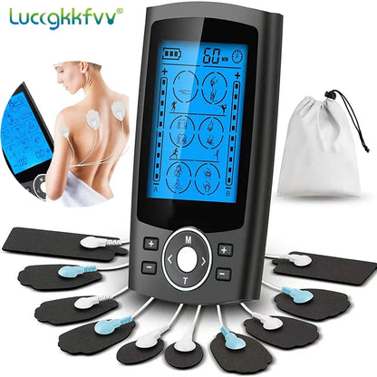 36-Mode TENS Muscle Stimulator: Electric EMS Acupuncture Body Massage - Digital Therapy Slimming Machine