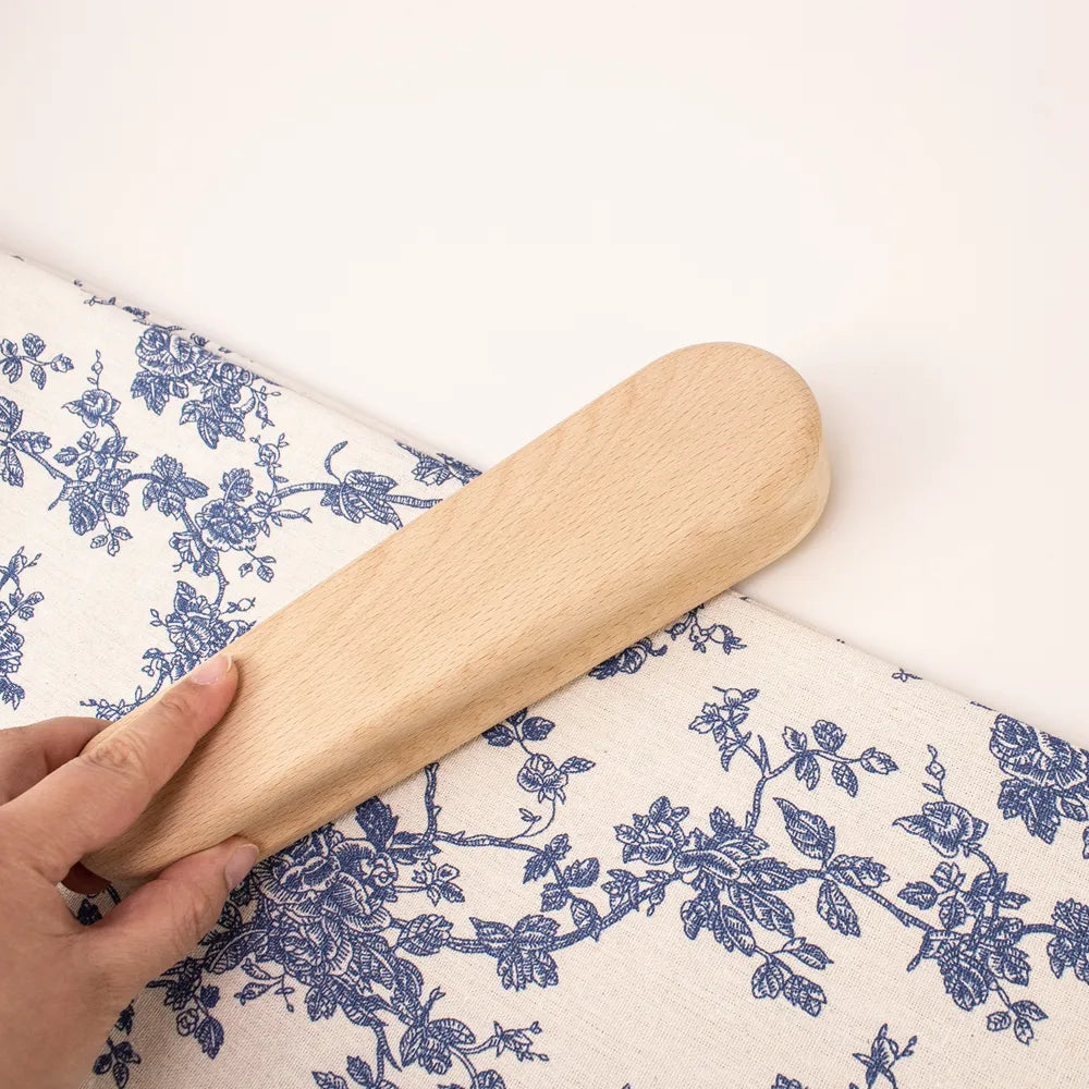 Multi-Purpose Beech Wooden Tailors Clapper: Professional Double-Sided Pressing Pad for Quilting, Sewing, Ironing - Fabric Accessories