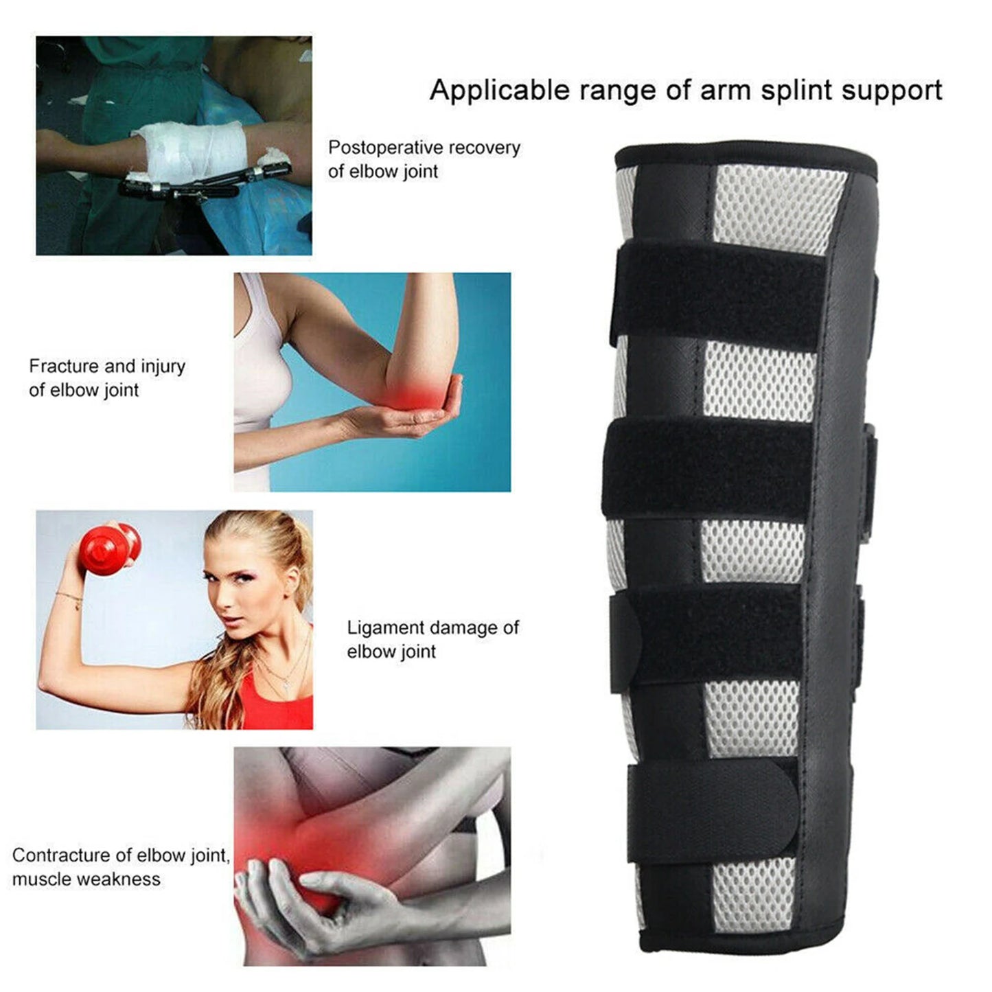 Adjustable Elbow Fixed Wrist Support Brace: Pain Relief Tool for Upper Body - Elbow Brace Trainer