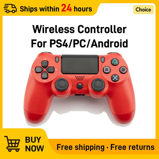 Wireless Bluetooth Controller for PS4 - SONY Gamepad Joystick for PlayStation 4, PC, and Android