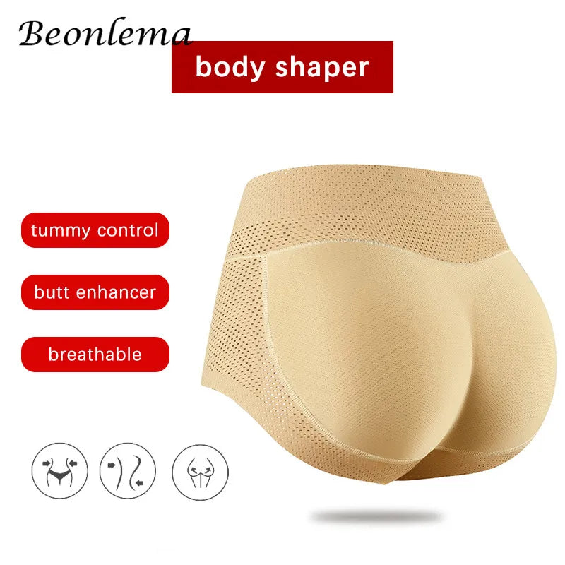 Breathable Padded Panties for Women – Hip Lifter Butt Enhancer, Control Body Shaper, Fake Ass Briefs Underwear