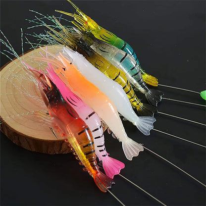 Shrimp Lures Fishing Bait: 3pcs/7pcs Artificial Isca Ascesorios Pesca - Realistic Fishing Lures