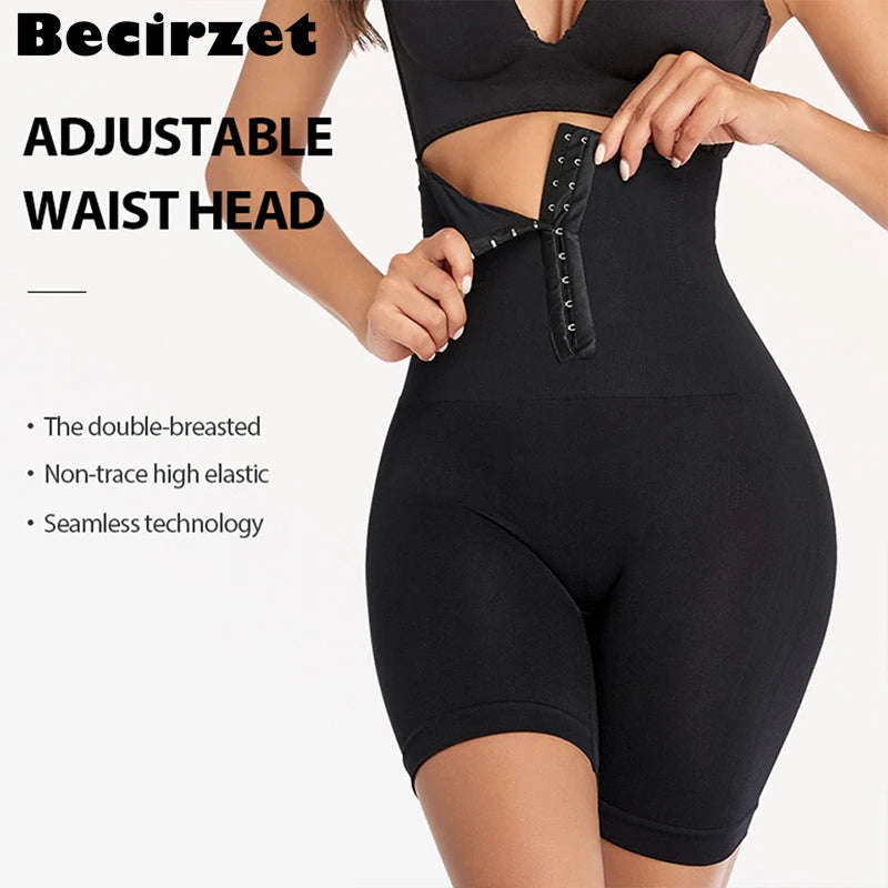 High Waist Stretch Shapewear: Flat Belly Belt Waist Sheath Slimming Panties - Abdomen Control Body Shaper for Women