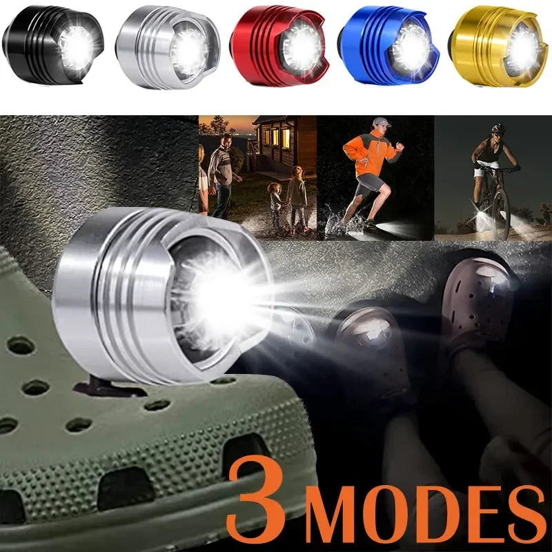 Waterproof LED Headlights for Outdoor Camping - Portable Lighting for Crocs Shoes, Lantern Light Camping Accessories & Decoration