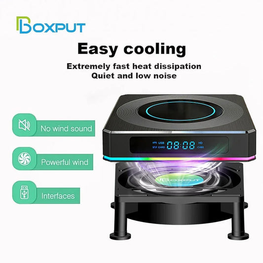 Cooling Fan for Android TV Box – USB Powered Radiator Mini Fan – Silent and Quiet Cooler for Routers, Computers and Set Top Boxes