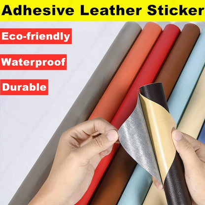 Thickened Self-Adhesive Sofa Leather Repair Patch Sticker | 50x137cm | DIY Bed Soft Bag Patch | Furniture Renew Decal - 1PC