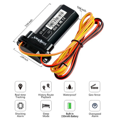 ST-901L 4G Mini Tracker: Waterproof Built-in Battery GPS for Car, Motorcycle - Vehicle GPS Device with Online Tracking Software