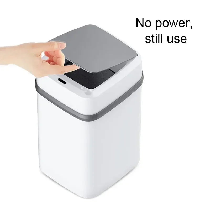 13L Hot Kitchen Trash Bin – Touch-Activated Bathroom and Toilet Waste Can, Smart Garbage Bucket