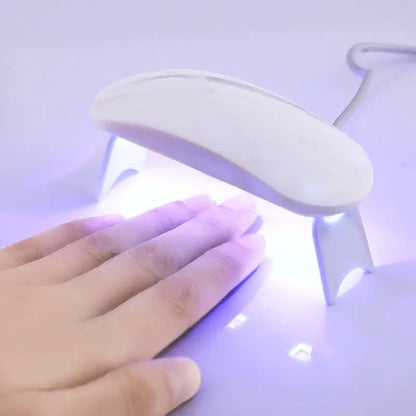 Portable UV LED Nail Dryer Lamp – USB Rechargeable Quick Dry Gel Polish Curing Light, Manicure Machine & Nail Art Tool