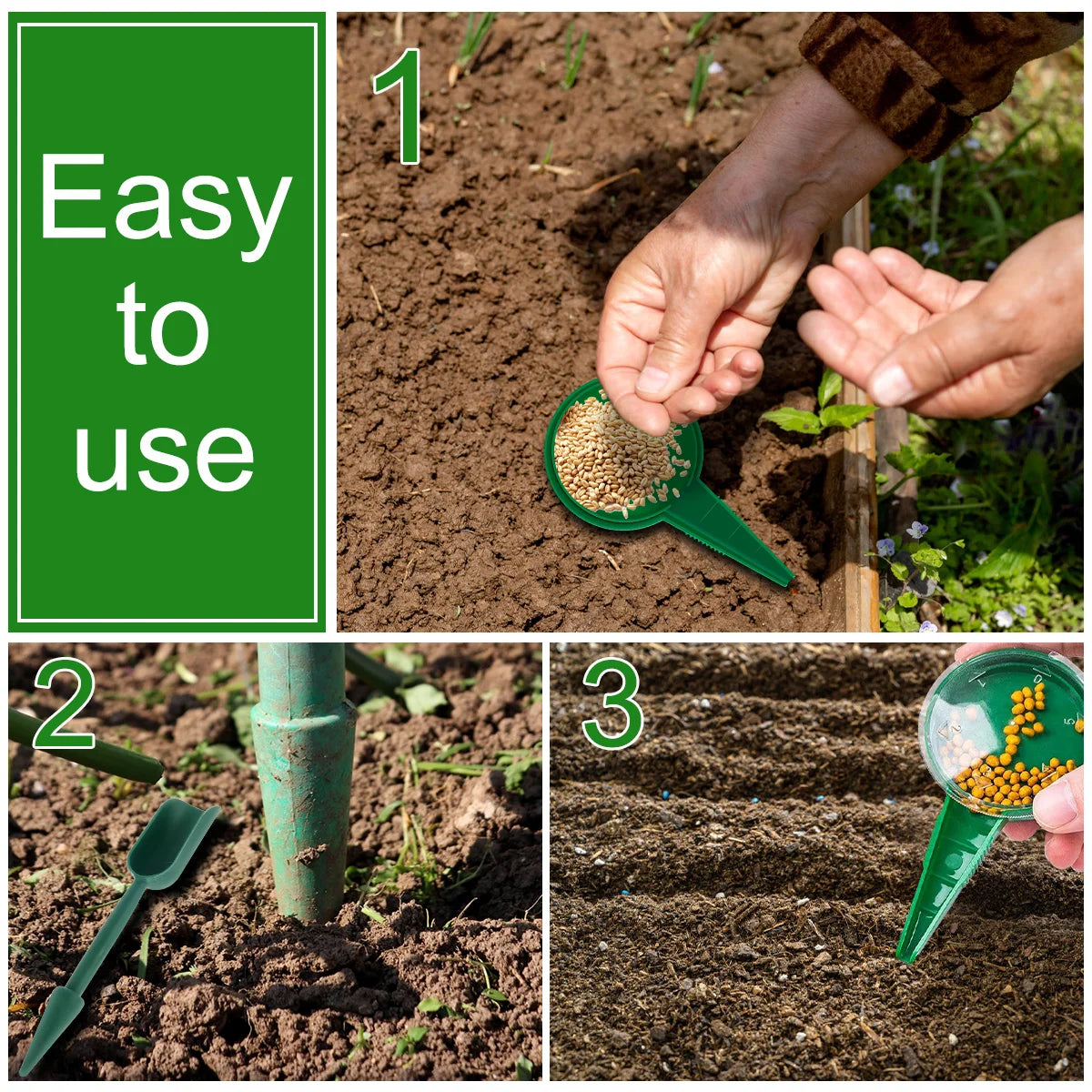 Precision Syringe Seeder: Your Manual Garden Sowing and Fertilizing Tool