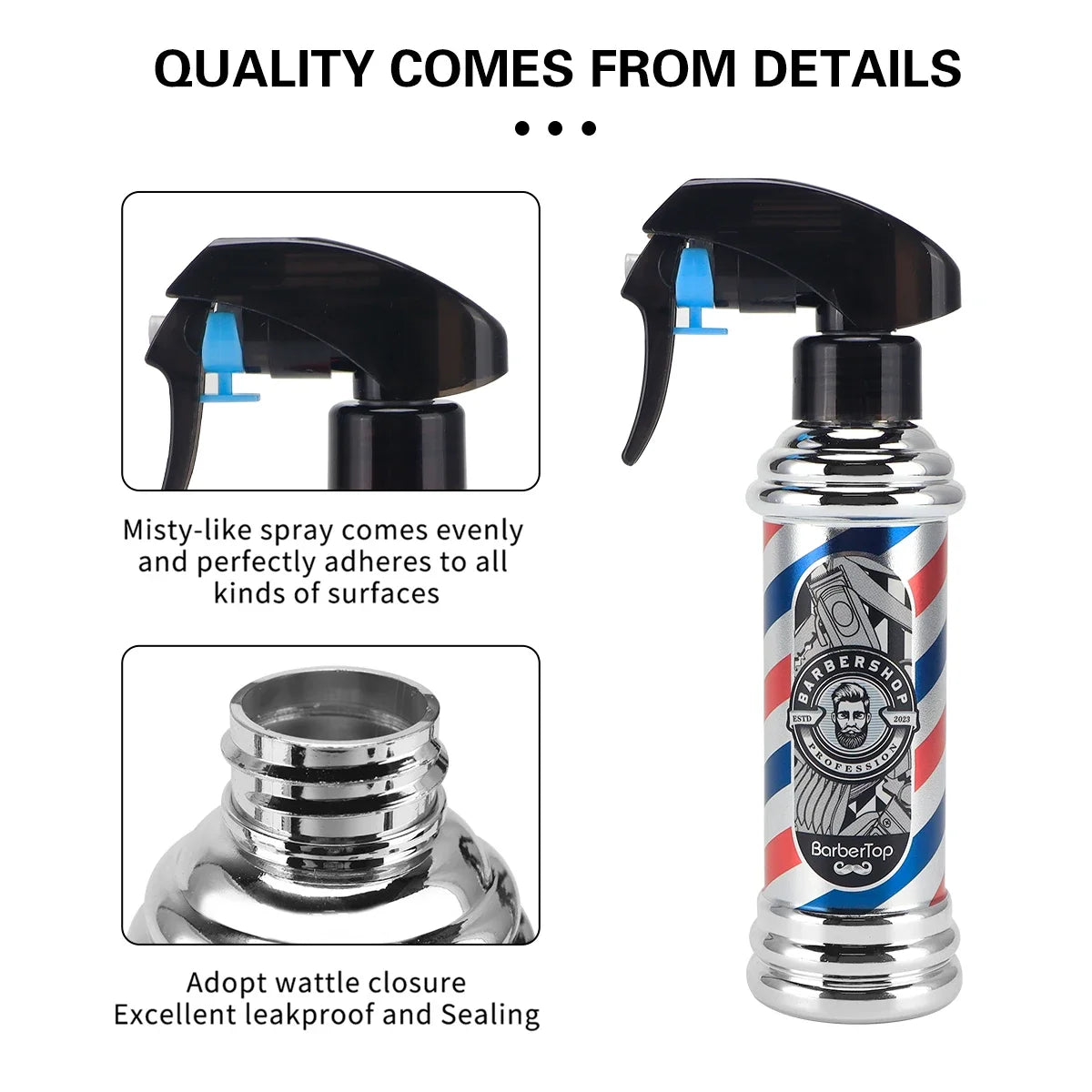 Professional Water Sprayer for Hair Salon - Hairdressing Spray Bottle for Barbershop Styling and Haircut Tools