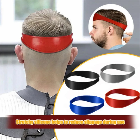 DIY Home Hair Trimming Headband | Silicone Neckline Shaving Template for Haircuts | Curved Hair Cutting Guide & Styling Tools