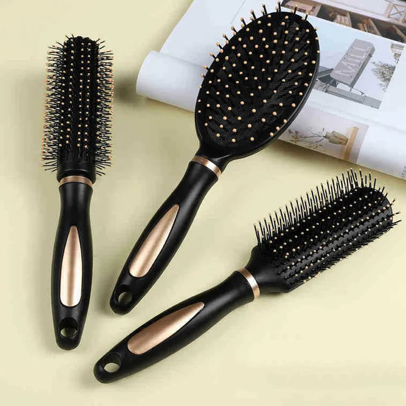 Anti-Static Plastic Massage Comb - Air Bag Design for Hair Care & Head Massage - Household Curly Hair Brush, SPA Massager