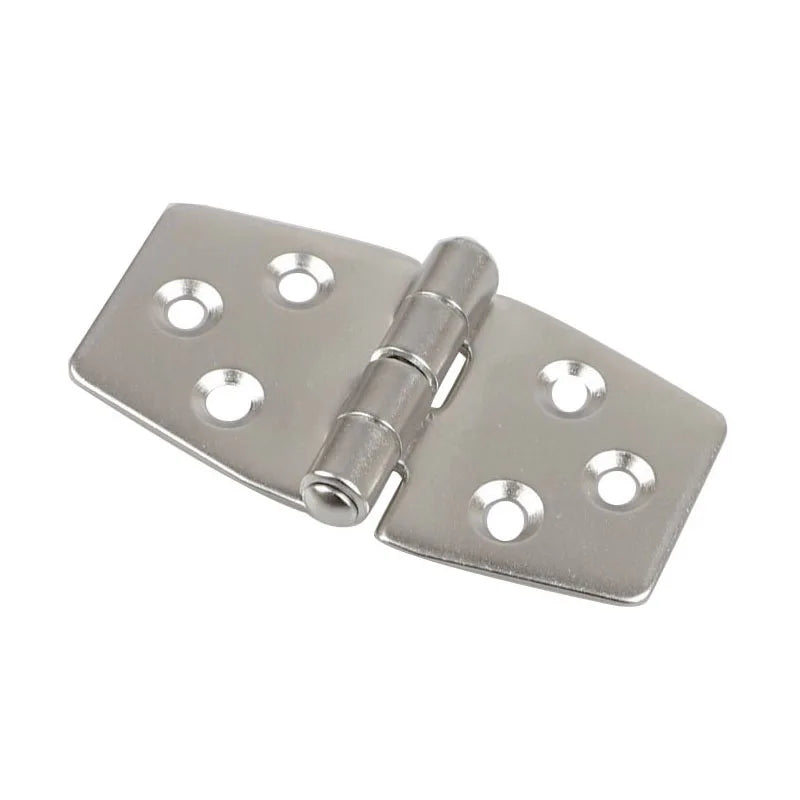 2pcs 316 Stainless Steel Boat Hinges – Flush Mount Strap for Door, Window, Cabinet, Deck, Marine, Yacht, RV and Camper Accessories