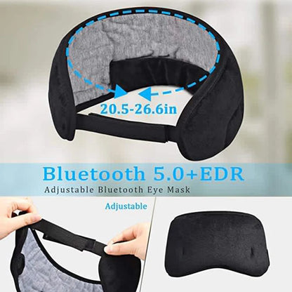 Unwind with Bluetooth Sleeping Headphones Eye Mask - The Perfect Blend of Comfort and Music