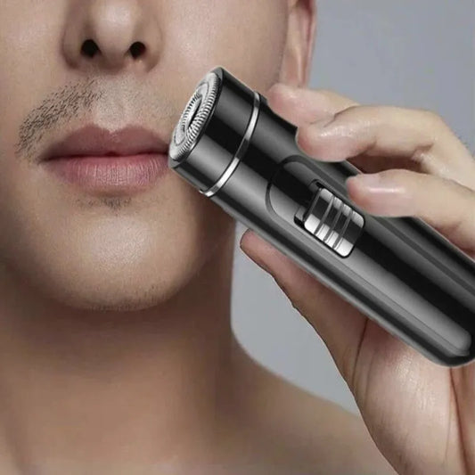 Compact & Convenient Electric Razor for Men - USB Rechargeable, Wet & Dry, Easy One-Button Use - Perfect for Home, Car & Travel