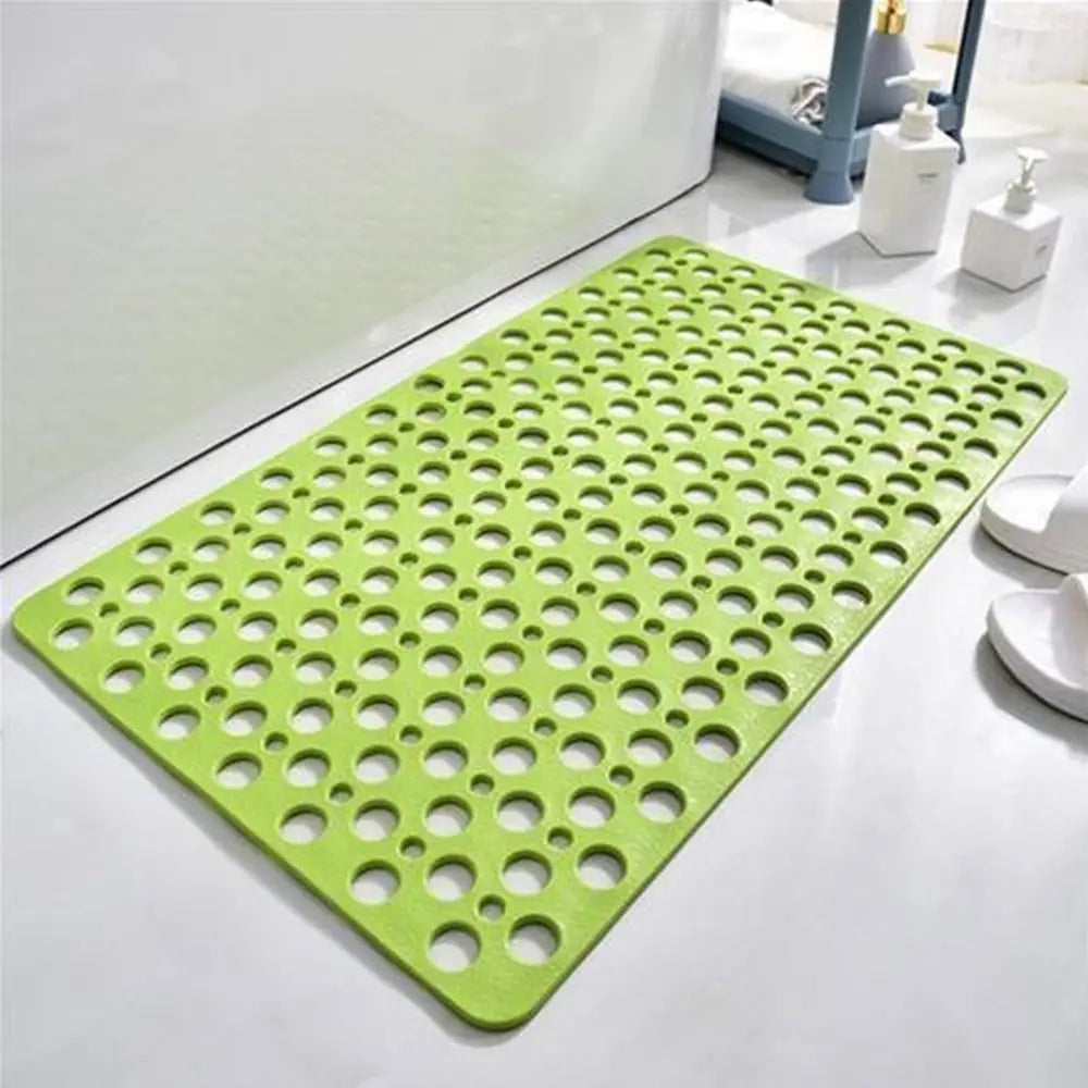 Extra Large Non-Slip Bath Mat: TPE Suction Grip Shower Mat with Strong Suction Cups for Anti-Mold Protection