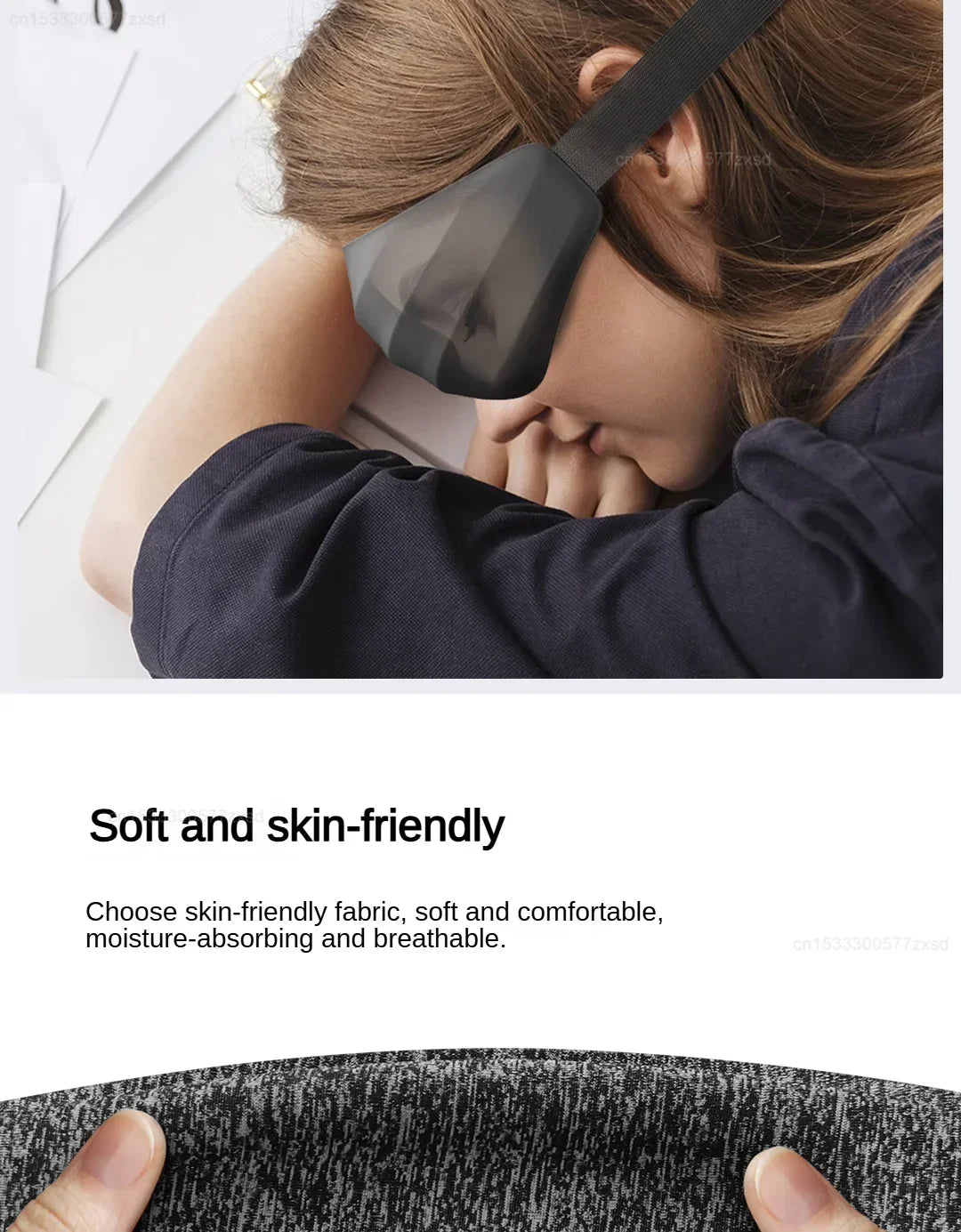 Xiaomi Dreamlight 3S 3D Eye Mask - Portable Sleep Aid for Men and Women, Light Blocking Eye Mask for Better Sleep