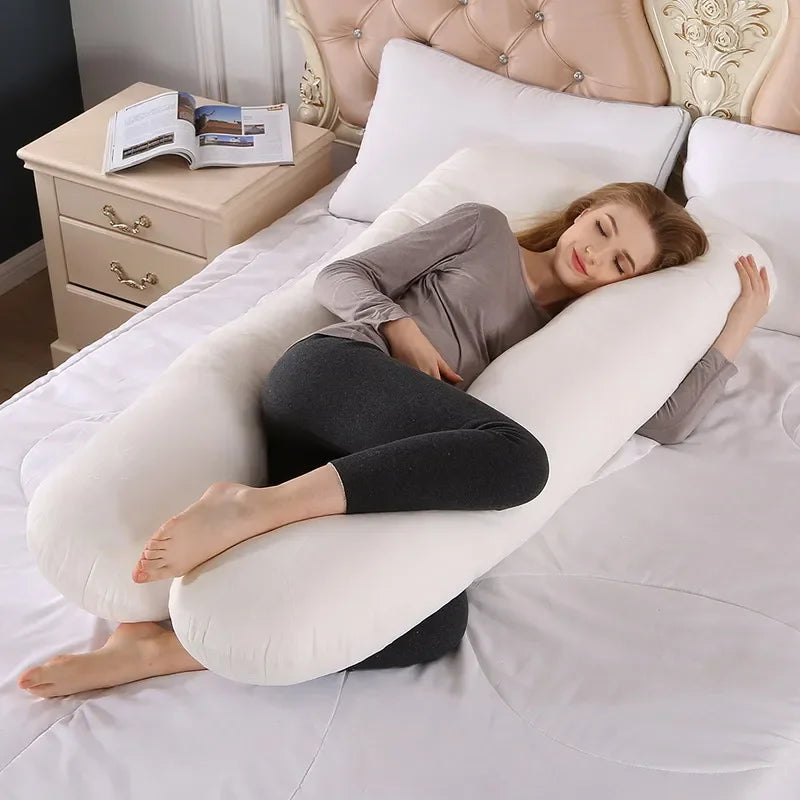 120x70cm Pregnancy Pillow | Soft Maternity Support Cushion for Pregnant Women | Breastfeeding and Sleep Comfort