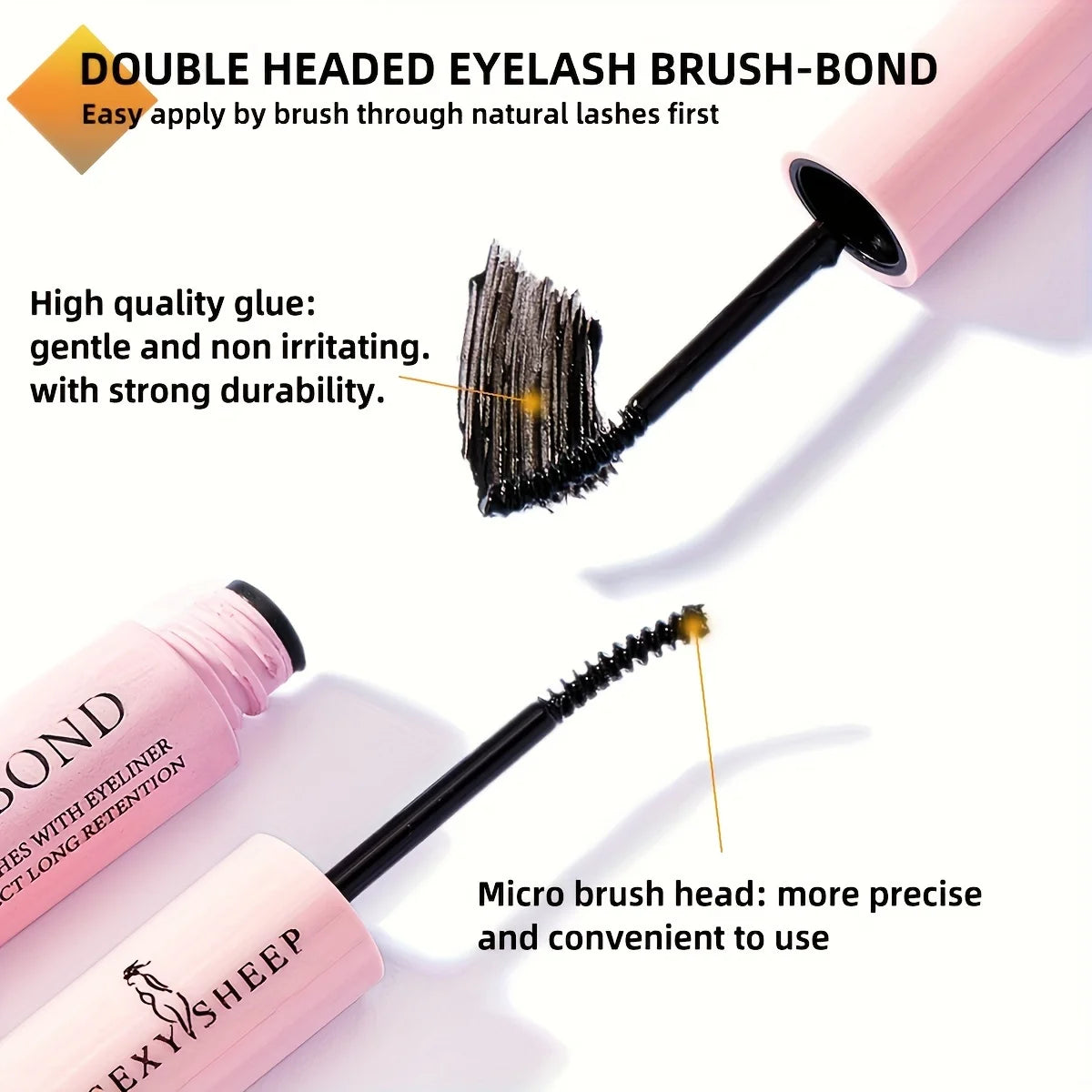 Lash Bond & Seal Kit: 10ml Glue with Super Strong Hold for Individual Lashes + 5ml Glue Remover - DIY Lash Extension Essentials