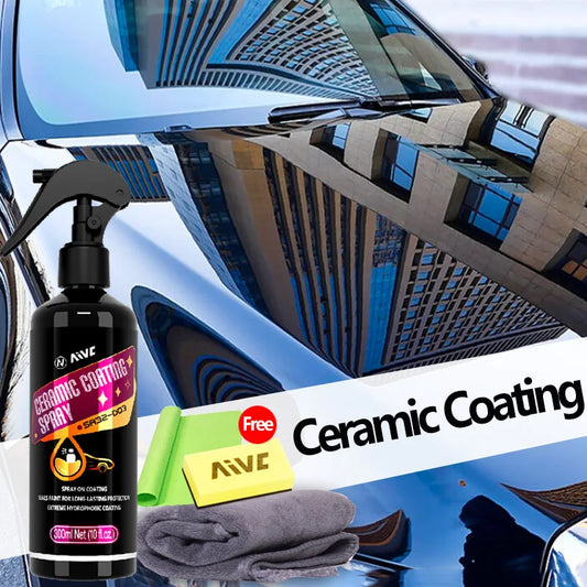 Nano Ceramic Car Coating Agent - Hydrophobic Liquid for Anti-Scratch Protection - Car Wax & Polish Solution