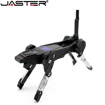 JASTER Plastic Toy Style USB Flash Drive – Cartoon Transformer Character, Available in 4GB, 8GB, 16GB, 32GB, Transformation Robot Pendrive