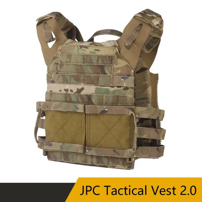 Men's Sport Vest JPC2.0 - Breathable, Adjustable Quick Release Airsoft Vest, Nylon Carrier for Outdoor Paintball and Training