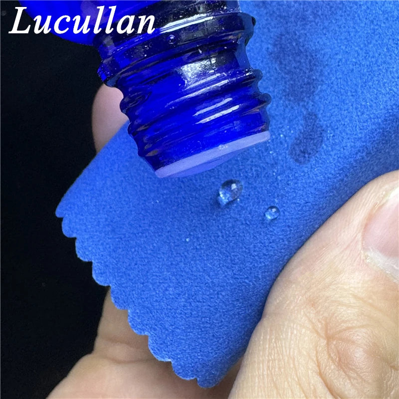 Lucullan Purple Ceramic Coating Applicator Kit - Includes Dark Blue Suede Cloths, Perfect for Car Ceramic Coating