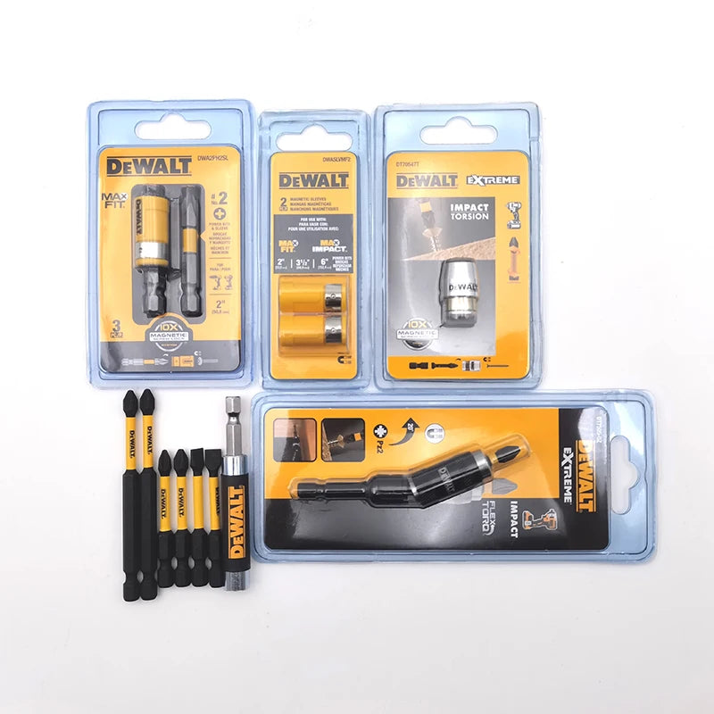 DEWALT Tool Accessories Combination Series | PH2 Philips and Slotted Magnetic Ring Sleeve Extension Rods | 89mm, 57mm, 50mm