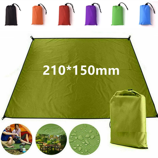 Waterproof Tent Tarp Rain Sun Shade - Hammocks Shelter for Camping & Survival - Picnic Awning Cover - Outdoor Hiking Accessories