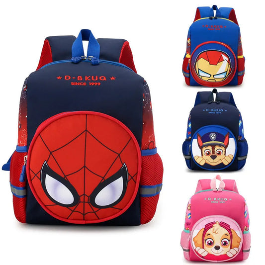 Spiderman 3D Stereo Backpack – Cartoon Student School Bag for Kindergarten, Super Heroes Design, Children’s Travel Bag, Perfect Gift for Kids