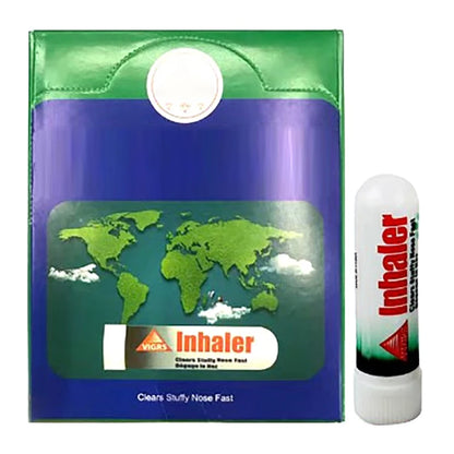 Mint Cylinder Nasal Inhaler: Refresh Brain, Anti-Stuffy Rhinitis - Cure Nasal Fatigue with Refreshing Artifact, Pack of 2