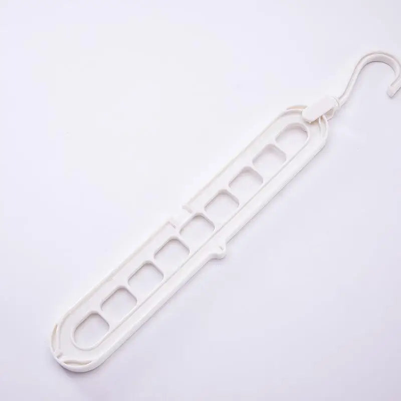 Multifunction Plastic Clothes Hanger Rack - Multi-Port Circle Design for Scarf and Clothes Drying, Storage Rack