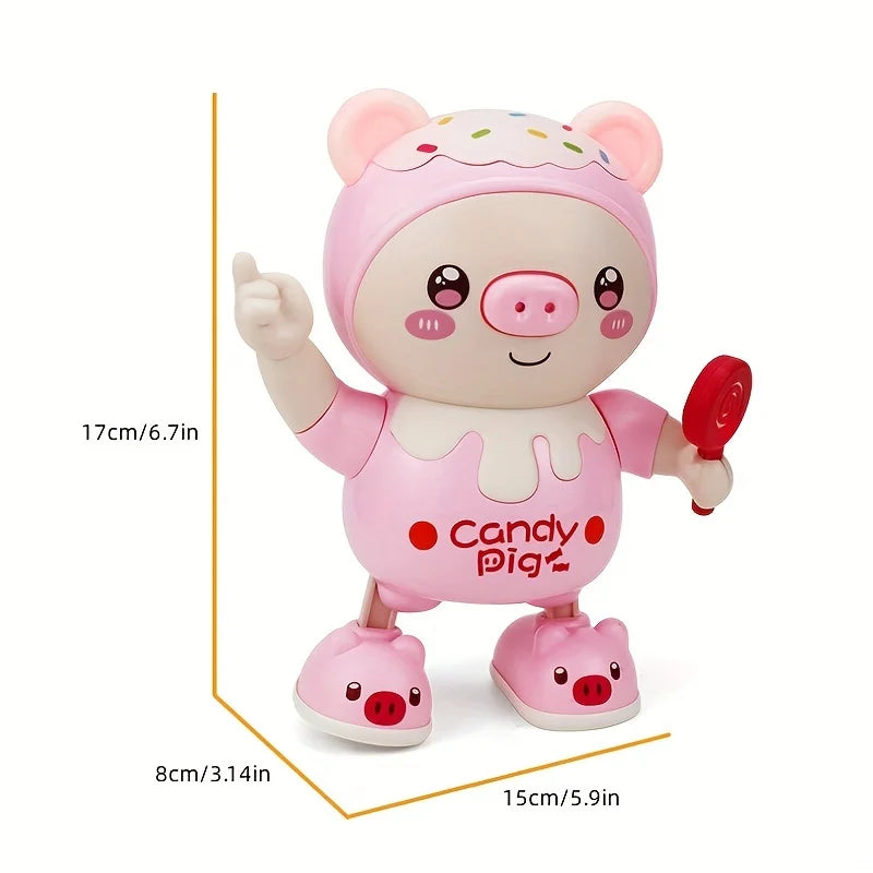 Upgraded Electronic Dancing Pig Toy – Electric Light-Up Music and Twisting Swing Smart Doll | Cute Walking Pig for Kids