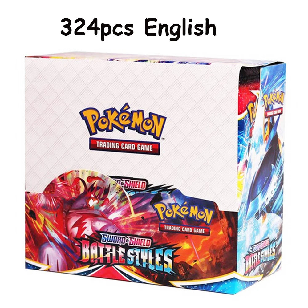 Newest 324Pcs Pokemon Cards - Sun and Moon XY Evolutions Booster Box, Collectible Trading Card Game for Children