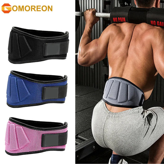 Sports Weight Lifting Belt: Core & Lower Back Support for Men and Women - Workout Waist Belt for Fitness - 1 Piece