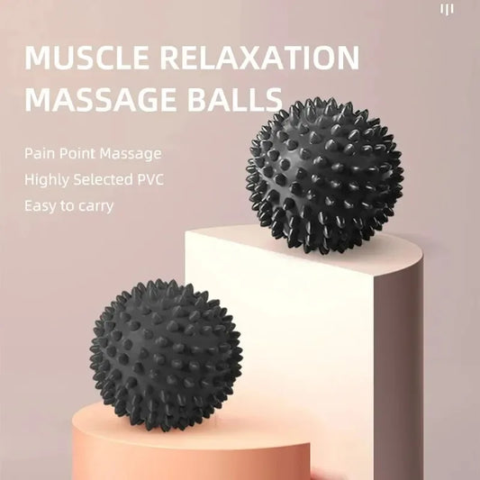 PVC Muscle Deep Tissue Yoga Massage Fascia Rolling Ball - Effective for Muscle Relief and Relaxation