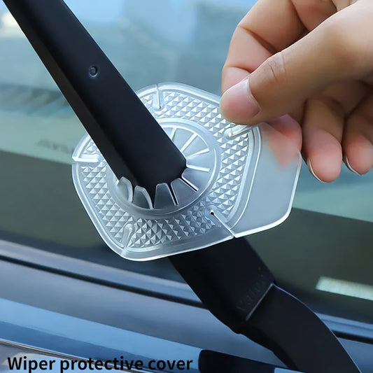 Car Windshield Wiper Hole Protective Cover - Dustproof Bottom Sleeve for Leaves and Debris Prevention