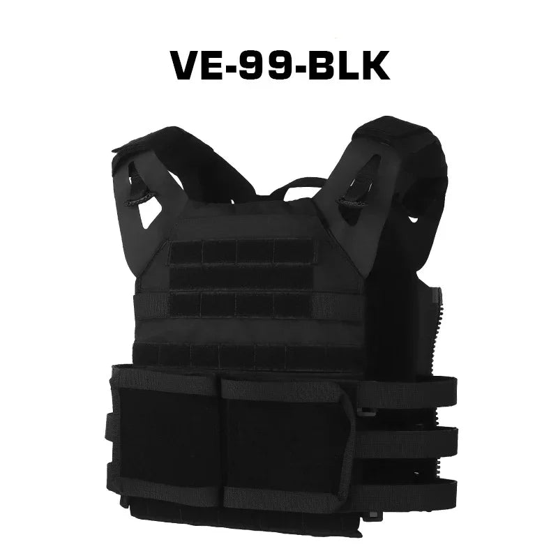 Men's Sport Vest JPC2.0 - Breathable, Adjustable Quick Release Airsoft Vest, Nylon Carrier for Outdoor Paintball and Training