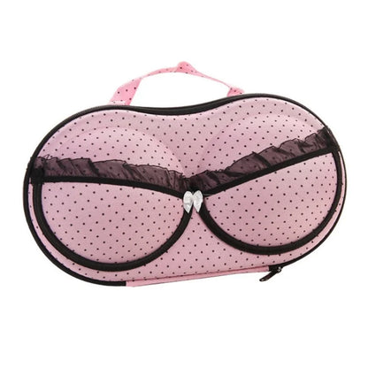 Waterproof Portable Lingerie Storage Box: Organize Women's Underwear and Bras on the Go