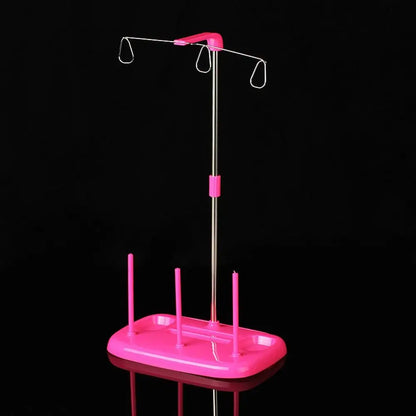 Household 3 Spool Thread Holder Stand: Embroidery Wire Rack for Home Sewing Machine, Serger, Quilting