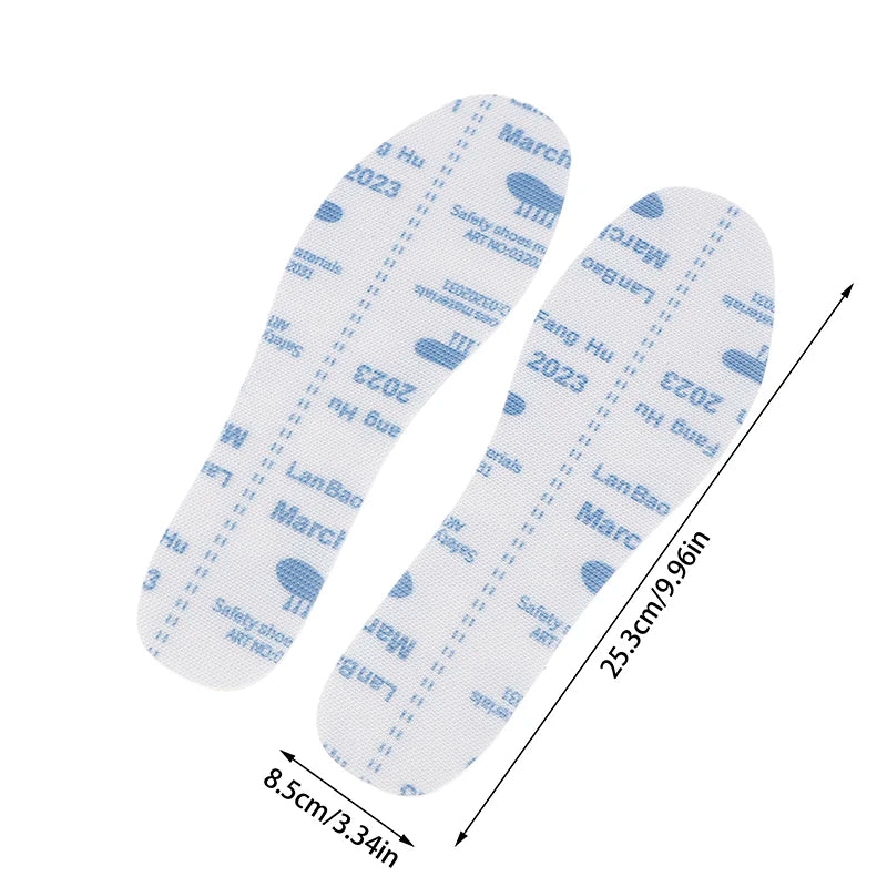 Anti-Puncture Damping Pads - Stab-Resistant Insole for Outdoor Safety Shoes, Soft and Anti-Piercing Protection