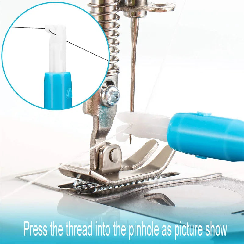 Automatic Sewing Machine Needle Inserter: Threader Stitch Insertion Tool - Quick Threader Needle Changer Hold for Easy Sewing
