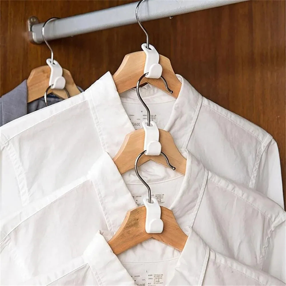 Magic Multi-Port Clothes Hangers - Space-Saving Drying Rack & Wardrobe Organizer - Versatile Plastic Clothes Rack