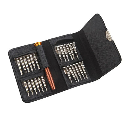 Mini Precision Screwdriver Set - 25 in 1 Electronic Torx Screwdriver Opening Repair Tools Kit for iPhone, Camera, Watch, Tablet, PC